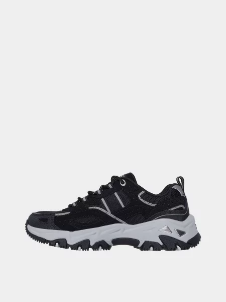 Кожаные кроссовки Skechers черные