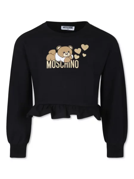 Sweter dziecięcy Moschino czarny