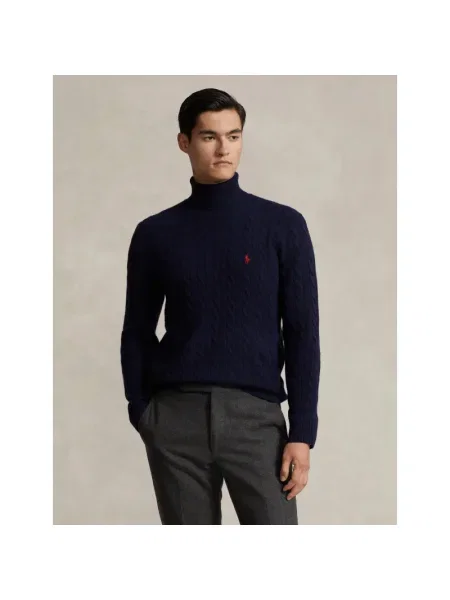 Pulover Polo Ralph Lauren de lână albastru