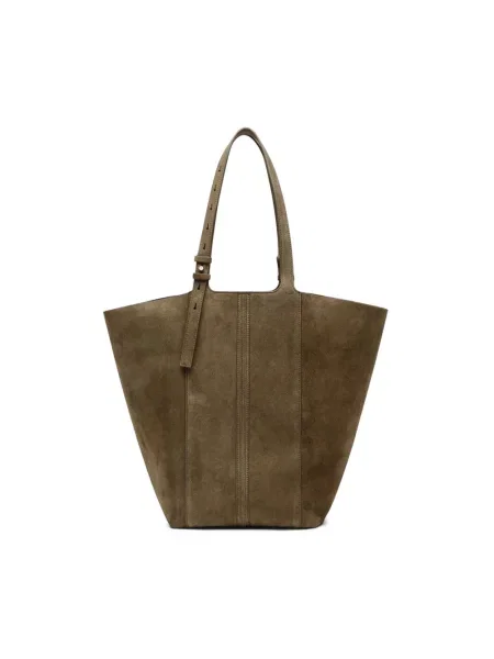Shopperka Golden Goose skórzana zielona