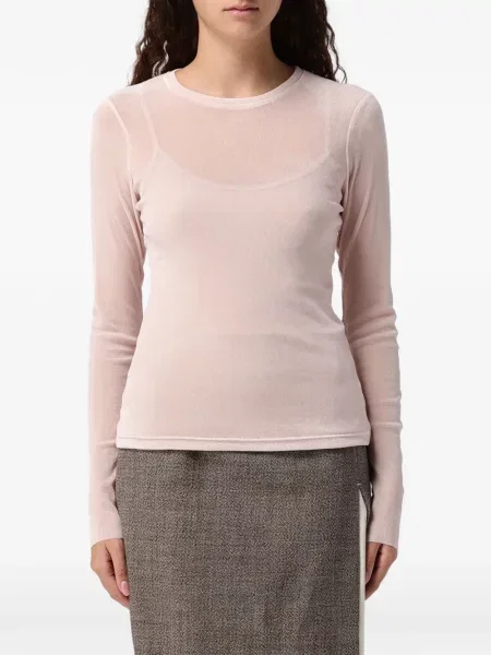 Lung tricou Tela roz