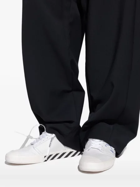 Sneakerși Off-white cu dungi alb