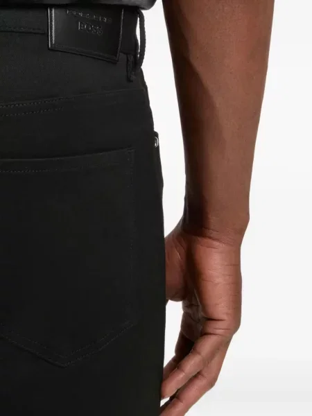 Blugi Boss cu autograf negru