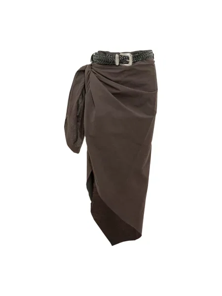 Długa spódnica maxi Kate Cate® brązowa