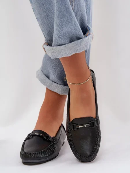 Usnjene mokasini S. Barski brez pet