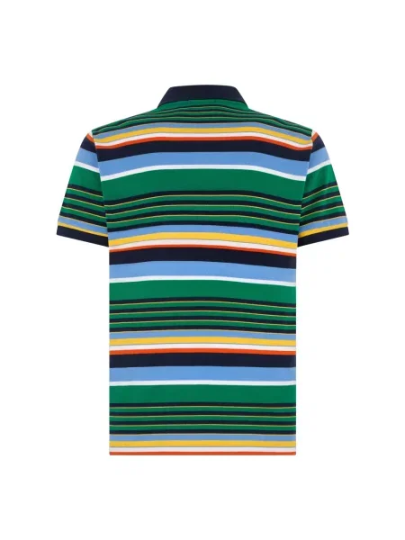 Koszulka polo o kroju slim fit z czystej bawełny Polo Ralph Lauren zielona