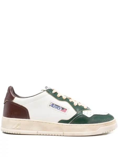 Sneakerși Autry din piele alb