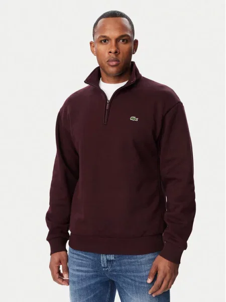 Lacoste Суитшърт Тъмнокафяв