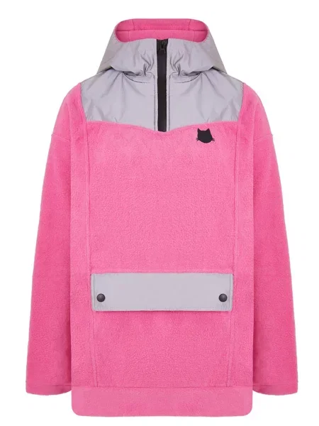 Cat e Lolette Flisová bunda Cat Hoodie' ružová