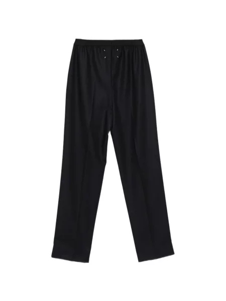 Pantaloni Maison Margiela de lână albastru