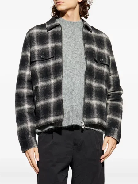 Košulja Allsaints karirana crna