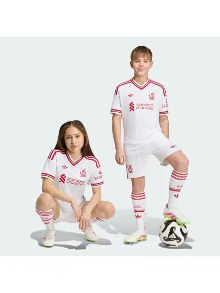 Venkovní šortky Liverpool FC bílé
