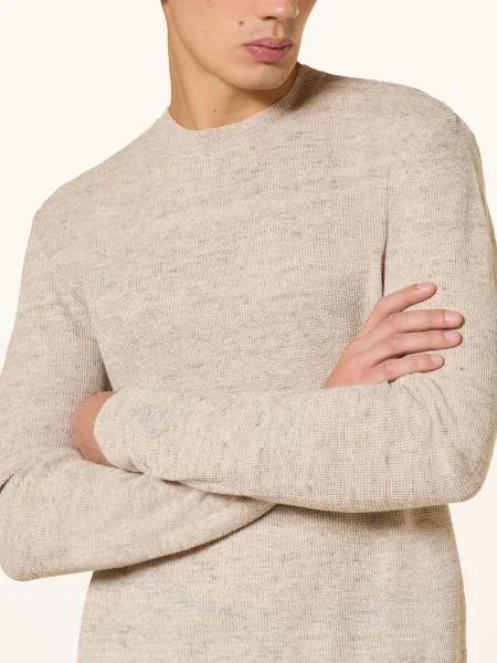 Barena Venezia Sweter Z Lnem weiss