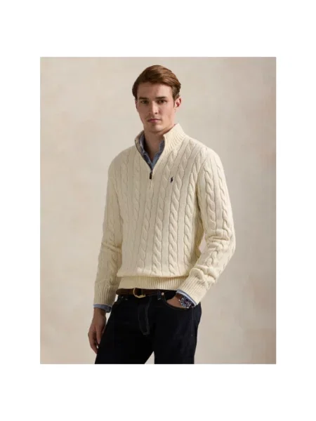 Sweter Polo Ralph Lauren biały