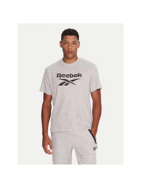 Reebok T-Shirt Regular Fit γκρι
