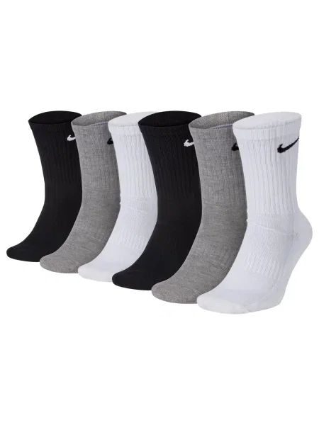 NIKE Sportzoknik szürke melír / fekete fehér