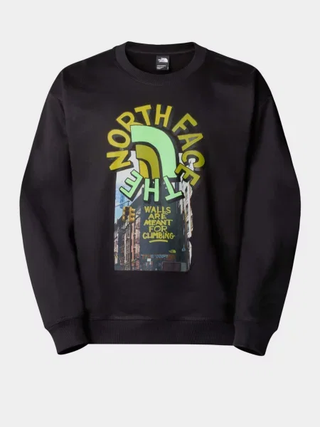 Світшот The North Face NSE Oversized Crew чорний