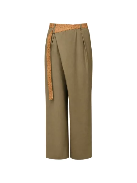 Cu centură pantaloni Mcm plic verde