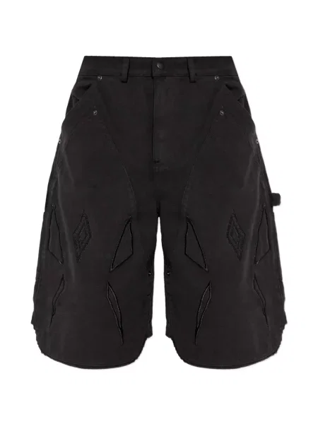 Pantaloni scurți Umbro cu aplicații negru