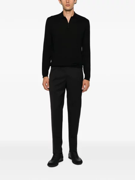 С яка поло тениска Emporio Armani черно