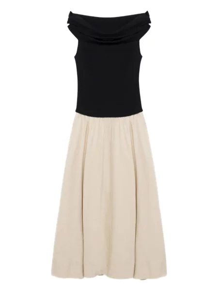 Sukienka midi Simkhai do kolan garniturowa czarna