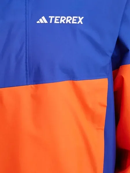Trening Adidas alergare cu glugă cu broderie gri