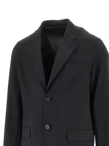 Jednořadá bunda Emporio Armani černá