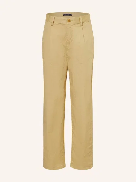 Tommy Hilfiger Chino Kalhoty Straight Fit velbloudí béžové