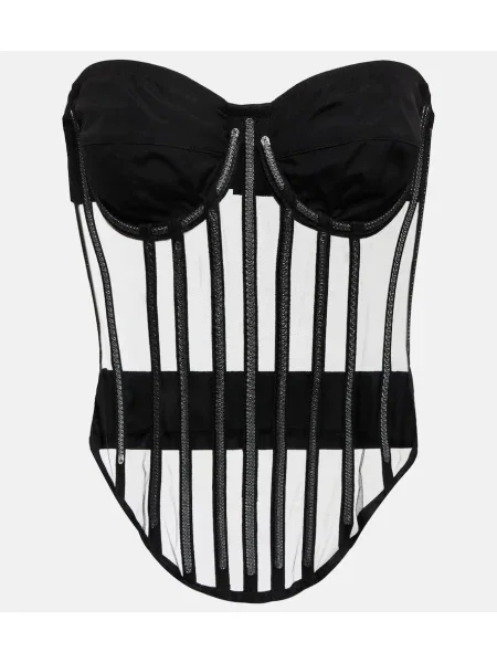 Top Dolce&gabbana din tul negru
