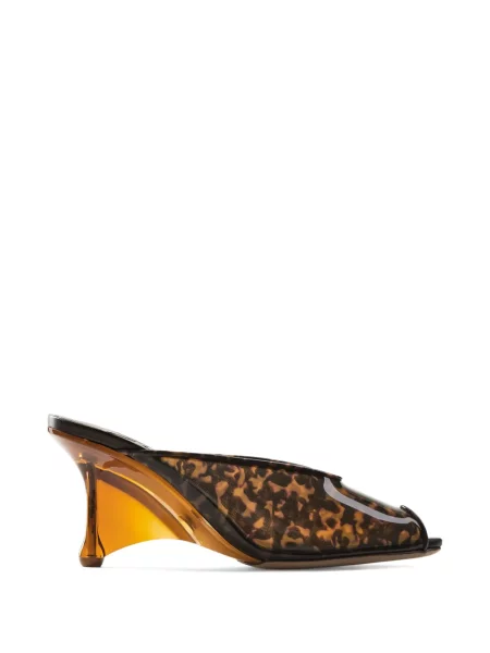 Papuci tip mules Jimmy Choo maro