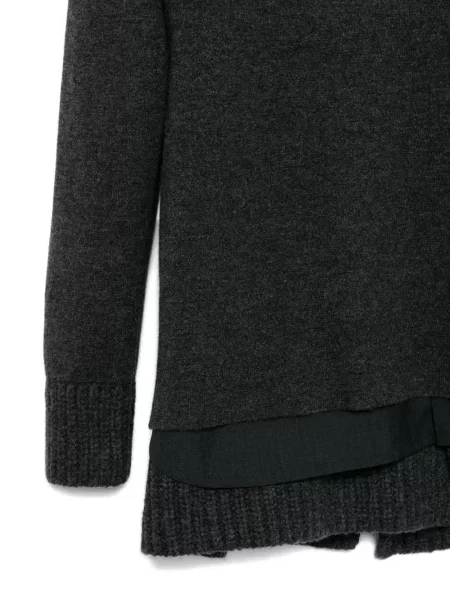 Rochie mini Sacai clasică gri