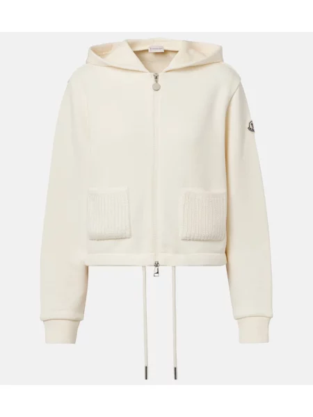 Cardigan Moncler alb