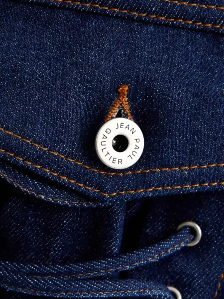 Geacă de blugi Jean Paul Gaultier albastru