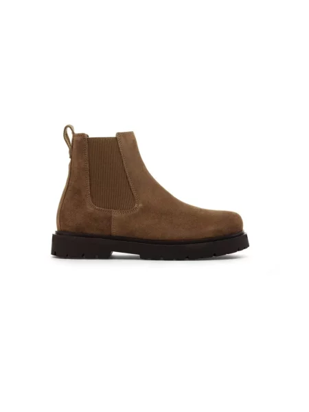 Sztyblety Birkenstock skórzane brązowe