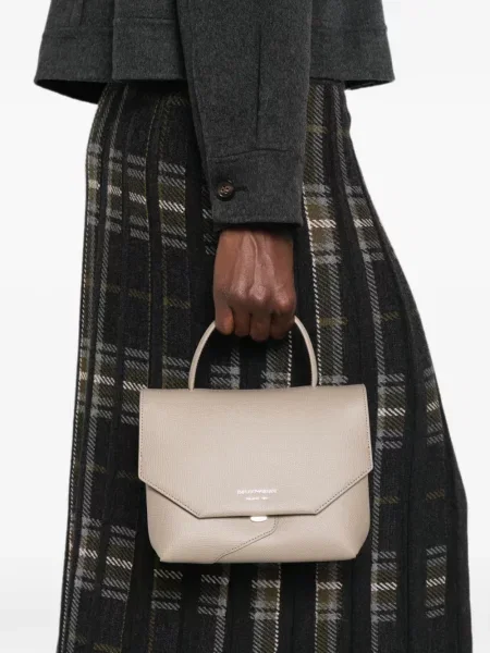 Кожена шопинг чанта Emporio Armani