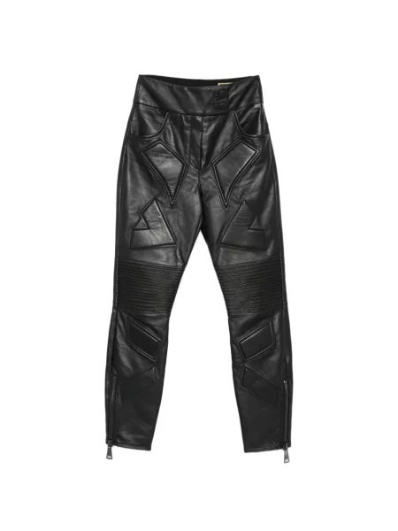 Pantaloni Mitiliane Couture din piele negru