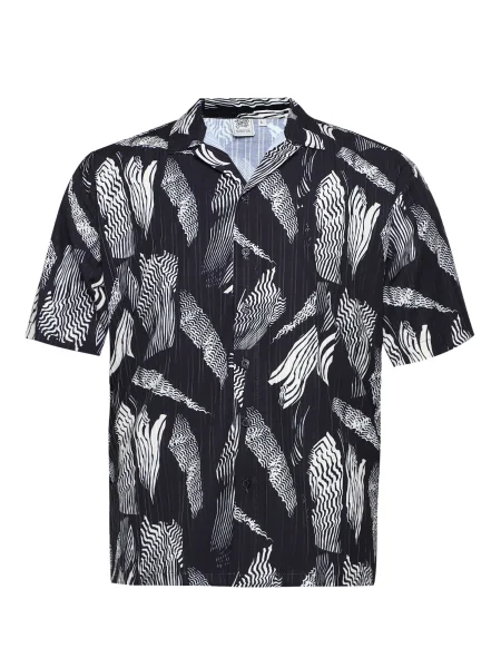 Campus Sutra Cămașă Tammara gri deschis negru