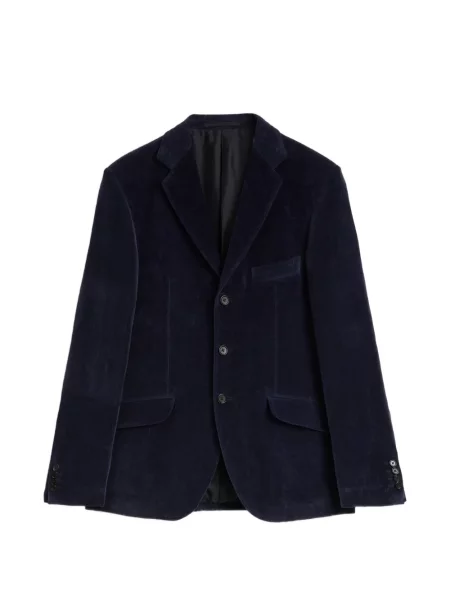 Lung sacou Jil Sander albastru
