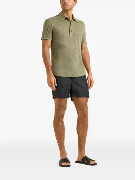 Tricou polo Orlebar Brown scurt verde