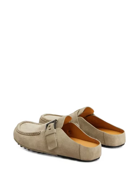 Papuci tip mules Tod's din piele de căprioară
