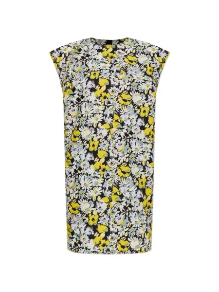 Rochie midi Marni cu model floral cu imagine alb