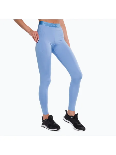 Olcsóbban. Női edző leggings Tommy Hilfiger Essentials Rw Tape Full Length kék. Méret: XL kék