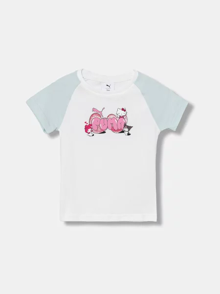 Puma tričko X HELLO KITTY & FRIENDS Slim Tee bílé