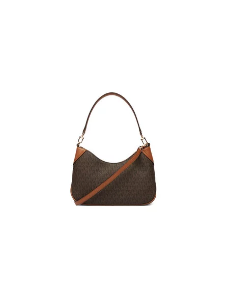 MICHAEL Michael Kors Torba za čez ramo / konjak / črna rjava