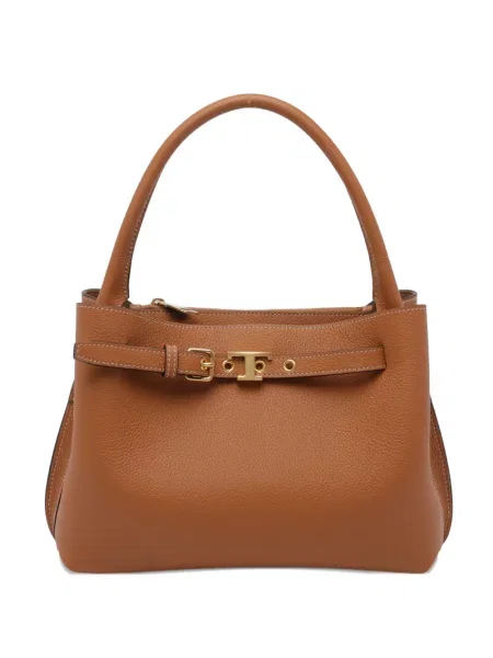 Geanta de piele Tod's din piele maro
