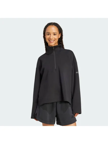 Adidas Mikina ALL SZN Soft Lux čierna