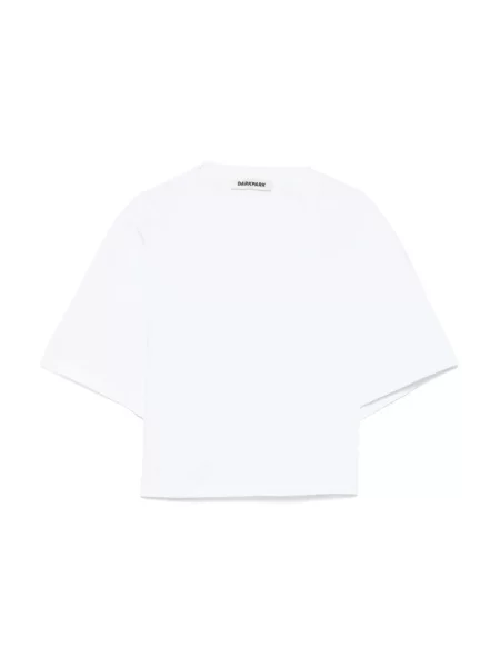 Krótka koszulka Darkpark biała