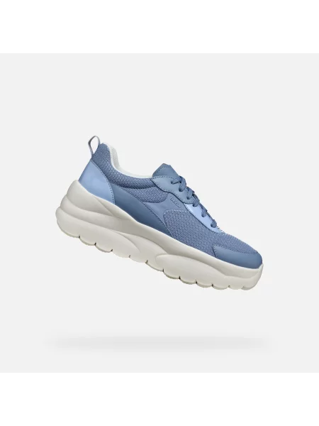 Sneakerși Geox gri