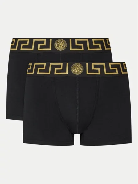 Hlačke Versace črna