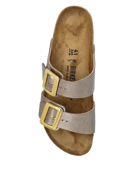 Papuci Birkenstock argintiu